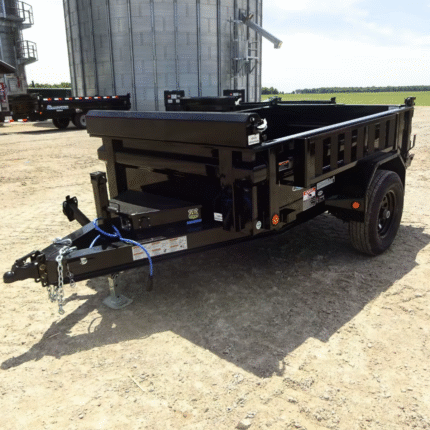 Single Axle Heavy Duty Utility Dump Trailer Fairly Used with Gear Core Component for Sale