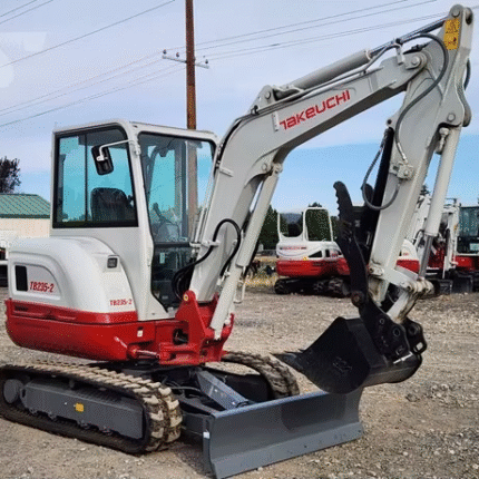 2024 TAKEUCHI TB235-2 Mini (up to 12,000 lbs) Excavator with Core Motor Pump Gearbox Components